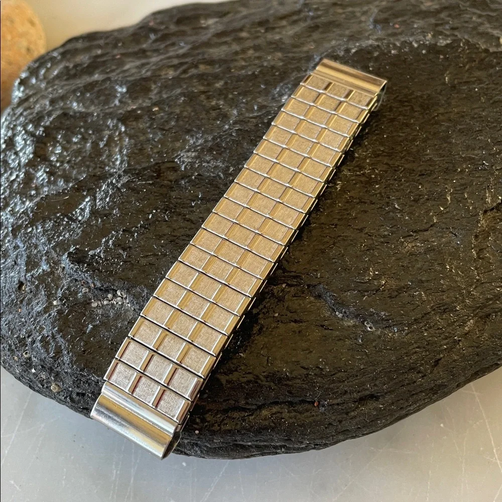Speidel Stainless Stretch Silver Tone Watch Bands